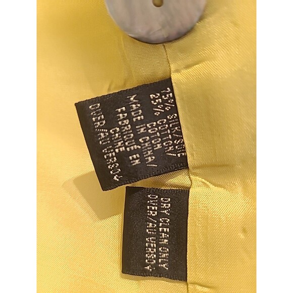 Vintage short Sleeve.Dana Buchanan Silk Skirt Suit Women’s size 6, 3 Pc Set Lime - Picture 7 of 16